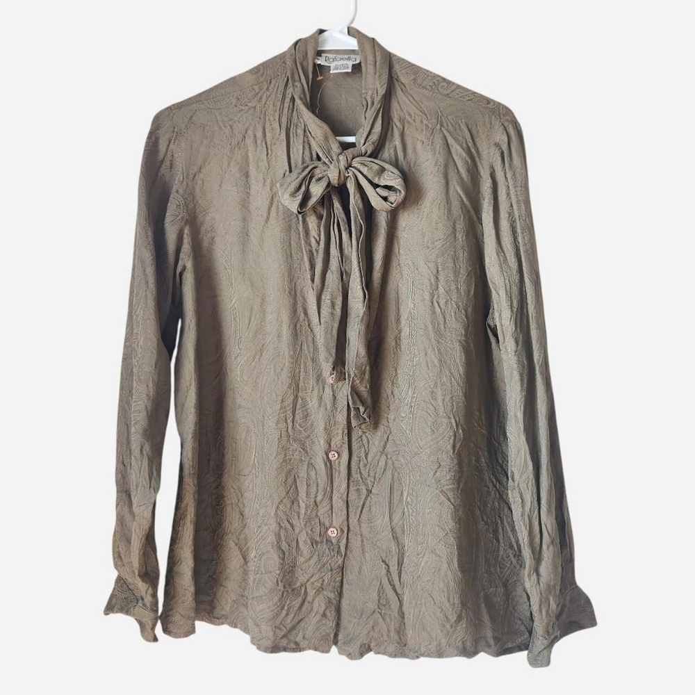 Vintage Silk Tie Long Sleeve